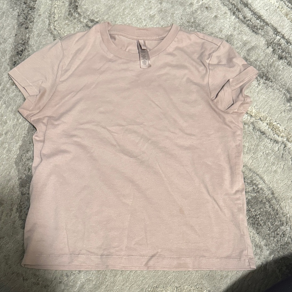 SKIMS Soft Pink Short Sleeve Tee